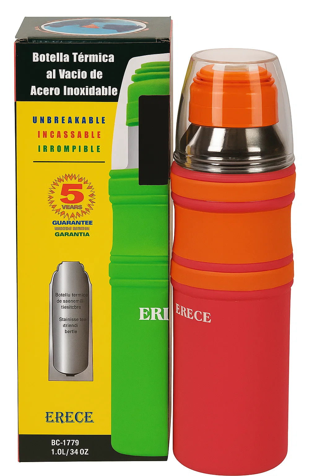 1 Liter Thermos Water Bottle – Stainless Steel Hot Cold Flask